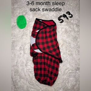 Red and Black Plaid Baby Sleep Sack